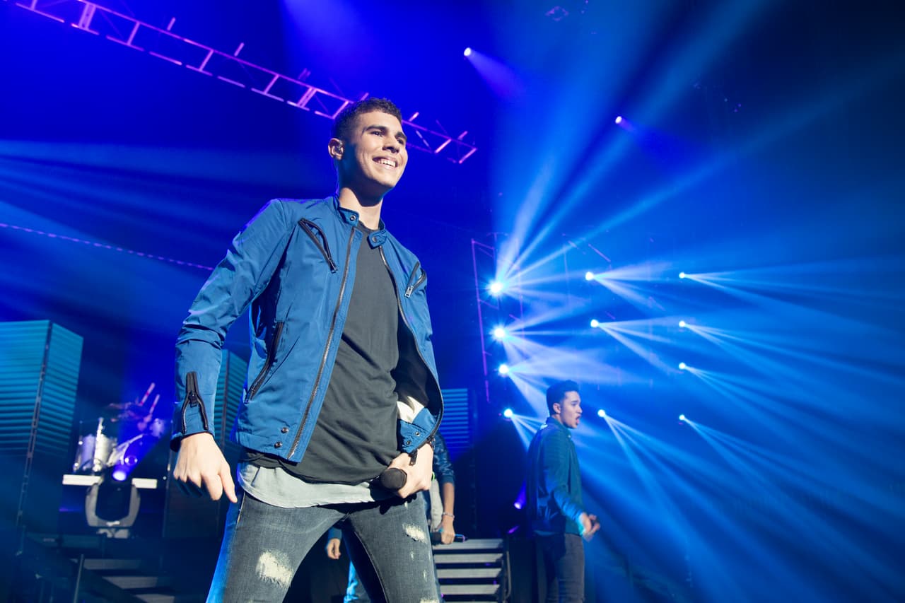 CNCO en el Fillmore de Miami Beach.