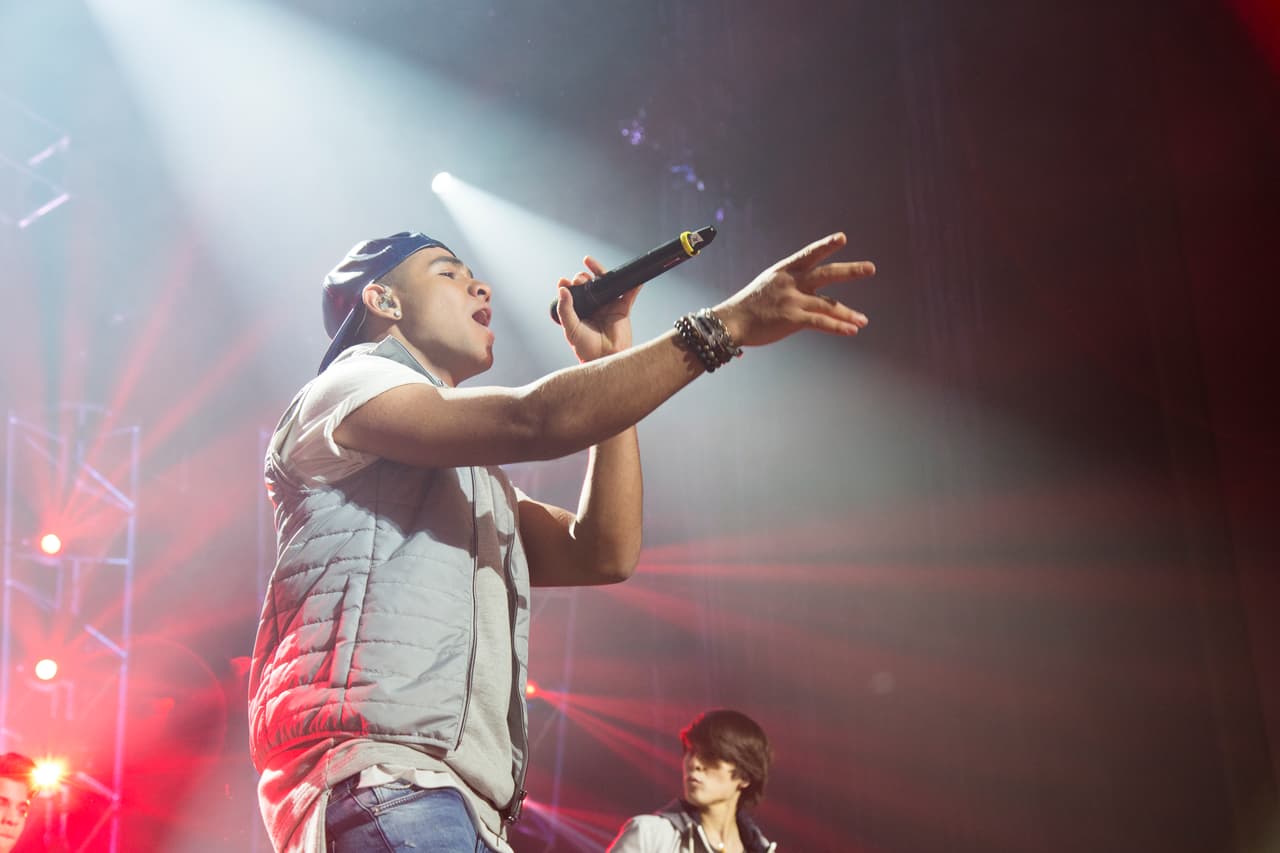 CNCO en el Fillmore de Miami Beach.