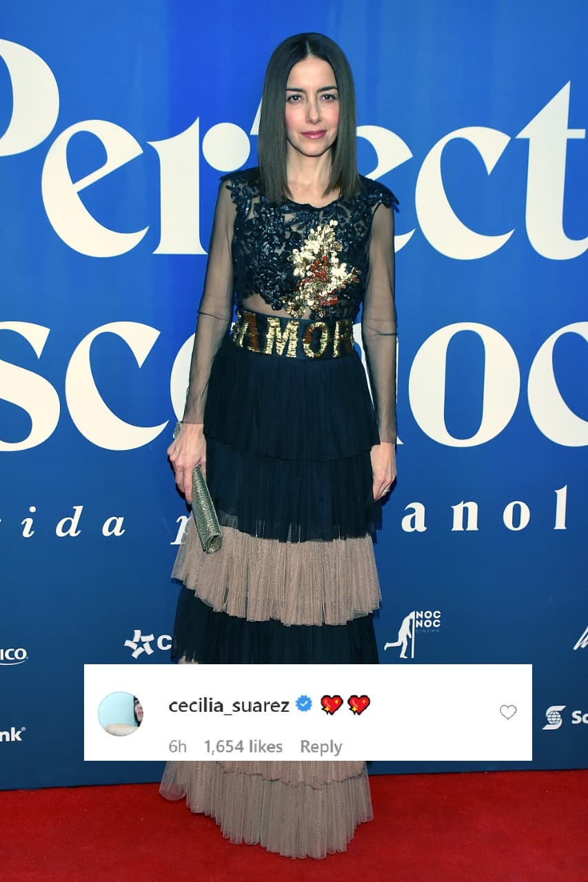 La actriz mexicana Cecilia Suárez interactuó en la fotografía de la supuesta pareja de enamorados. Ella también es parte del elenco de la serie.
<br>