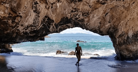 Aunque estuvo desconectada del mundo, Karla quiso compartir un poquito de los rincones de este paraíso escondido.