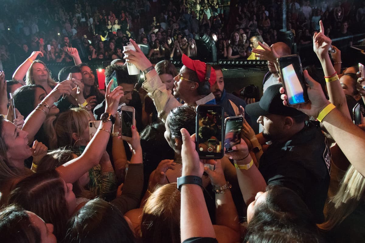 Otro de los que hicieron gozar el público fue Bad Bunny.