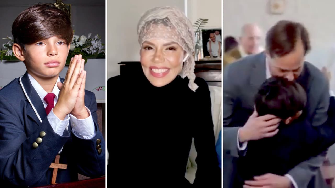 Resurge video de la primera comunión del hijo de Josemith Bermúdez: era feliz junto a sus dos padres