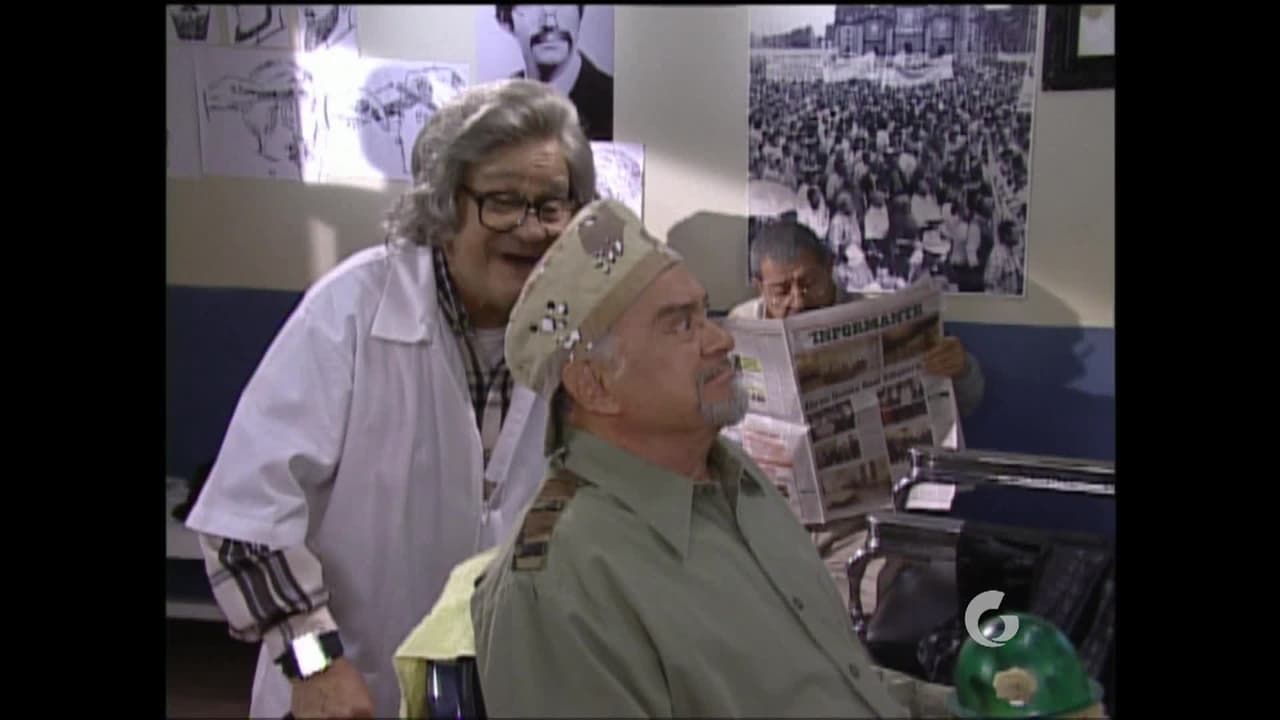 Don Roque sólo quería un corte de cabello.