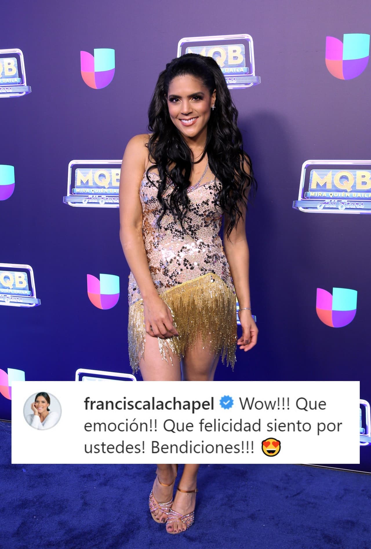 <b>Francisca Lachapel</b>, a quien en un futuro le gustaría 
<a href="https://www.youtube.com/watch?v=irTjD_aPByE" target="_blank">tener tres niñas</a>, se mostró sorprendida.