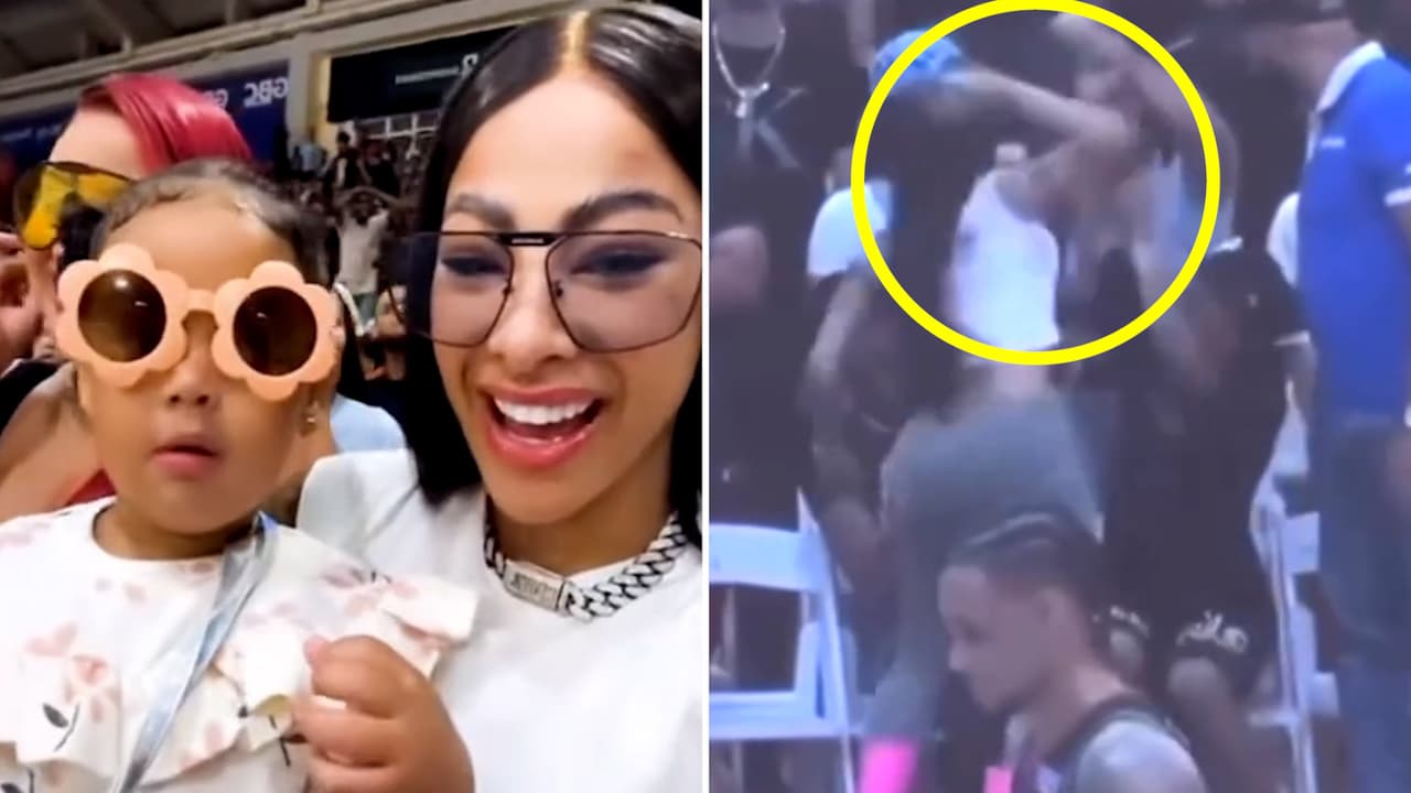 Yailin se pelea con otra mujer en pleno juego de basquetbol al que llevó a su hija: video