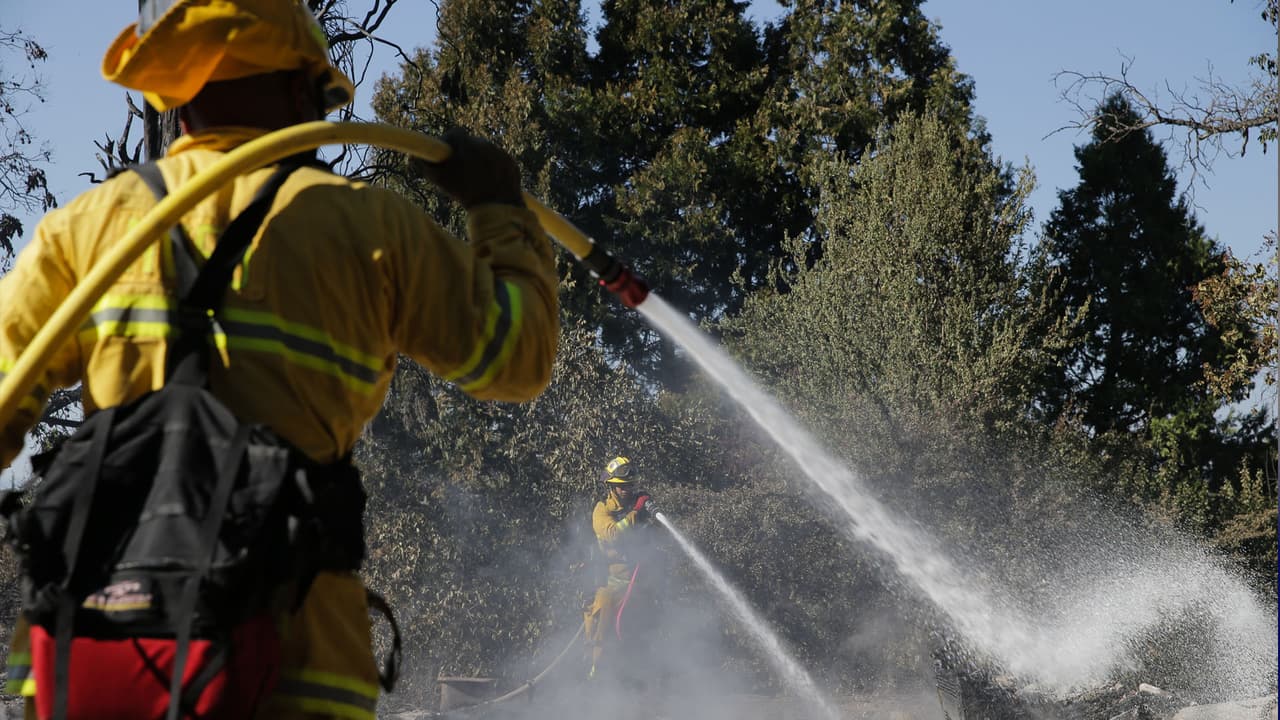 Arrestado un hombre sospechoso de generar un incendio el fin de semana en California