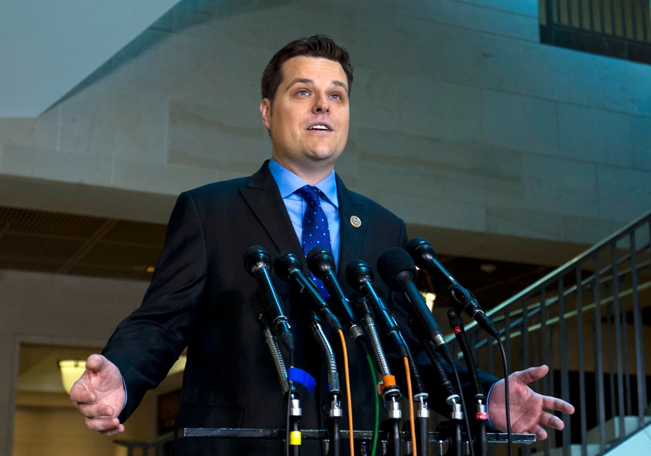 <b>Matt Gaetz. </b>Recibió
<b> 1,000 dólares</b> el 09/06/2016.