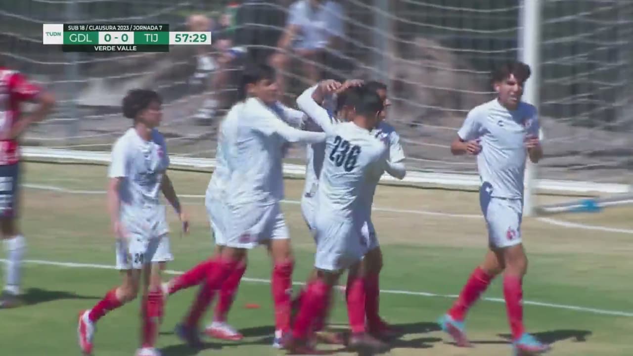 Resumen Sub-18 | ¡A domicilio! Xolos vence 1-2 a Chivas en Verde Valle