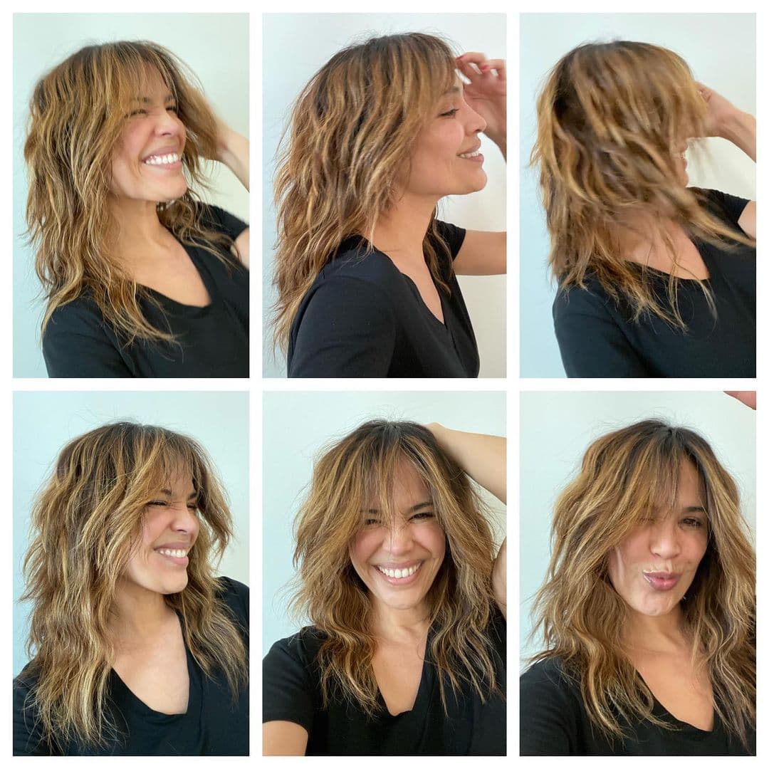 La conductora estrenó en su melena el corte 'shaggy', tendencia que se distingue por las capas pequeñas con mayor volumen en la parte superior.