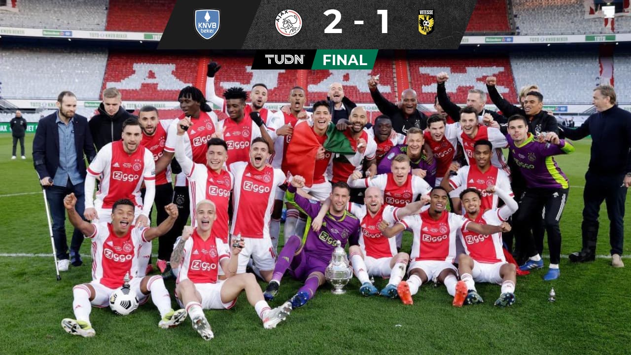 ¡Campeón! Edson Álvarez se corona con Ajax en la KNVB Cup
