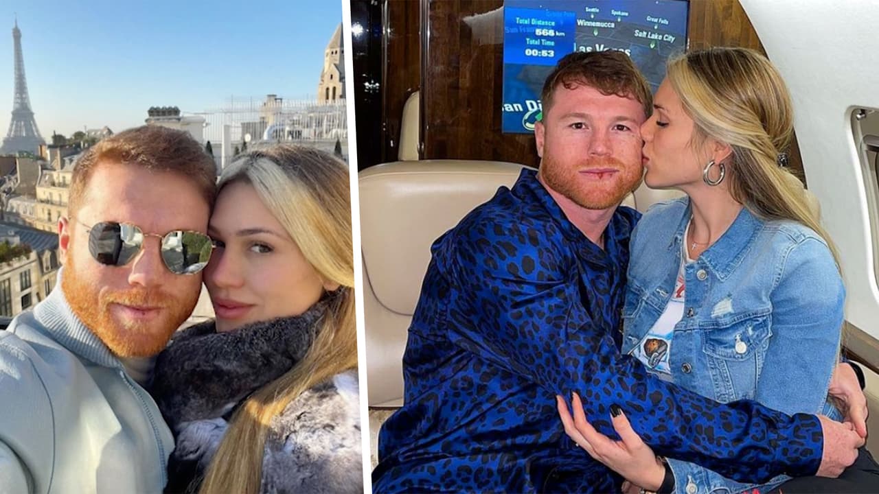 “Muy románticos”: 'Canelo' Álvarez y su esposa Fernanda visitan París