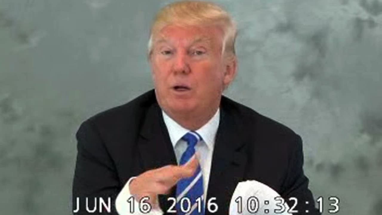 Publican el video en el que Trump reconoce que sus comentarios contra los mexicanos afectaron sus negocios