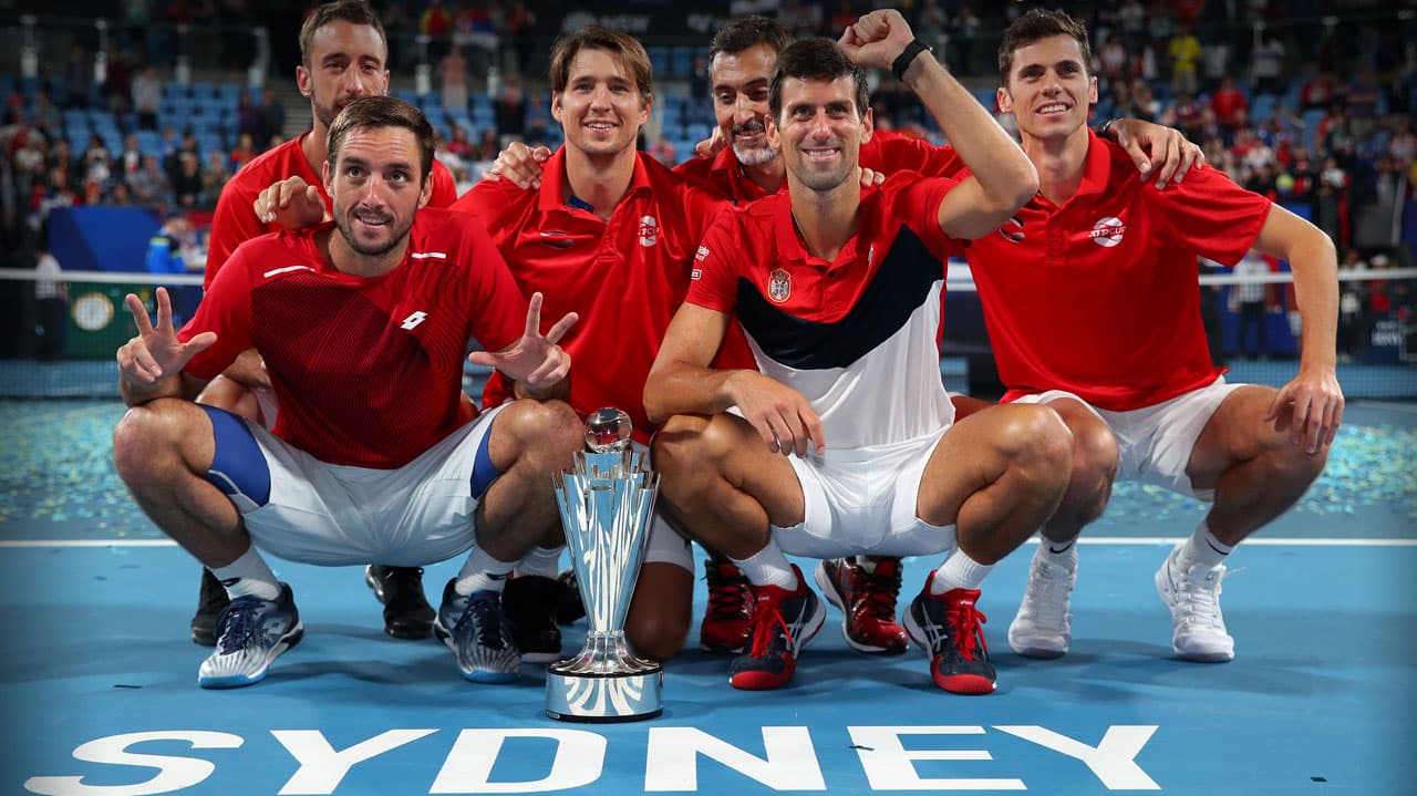 Serbia con Djokovic venció a España con Nadal en la ATP Cup