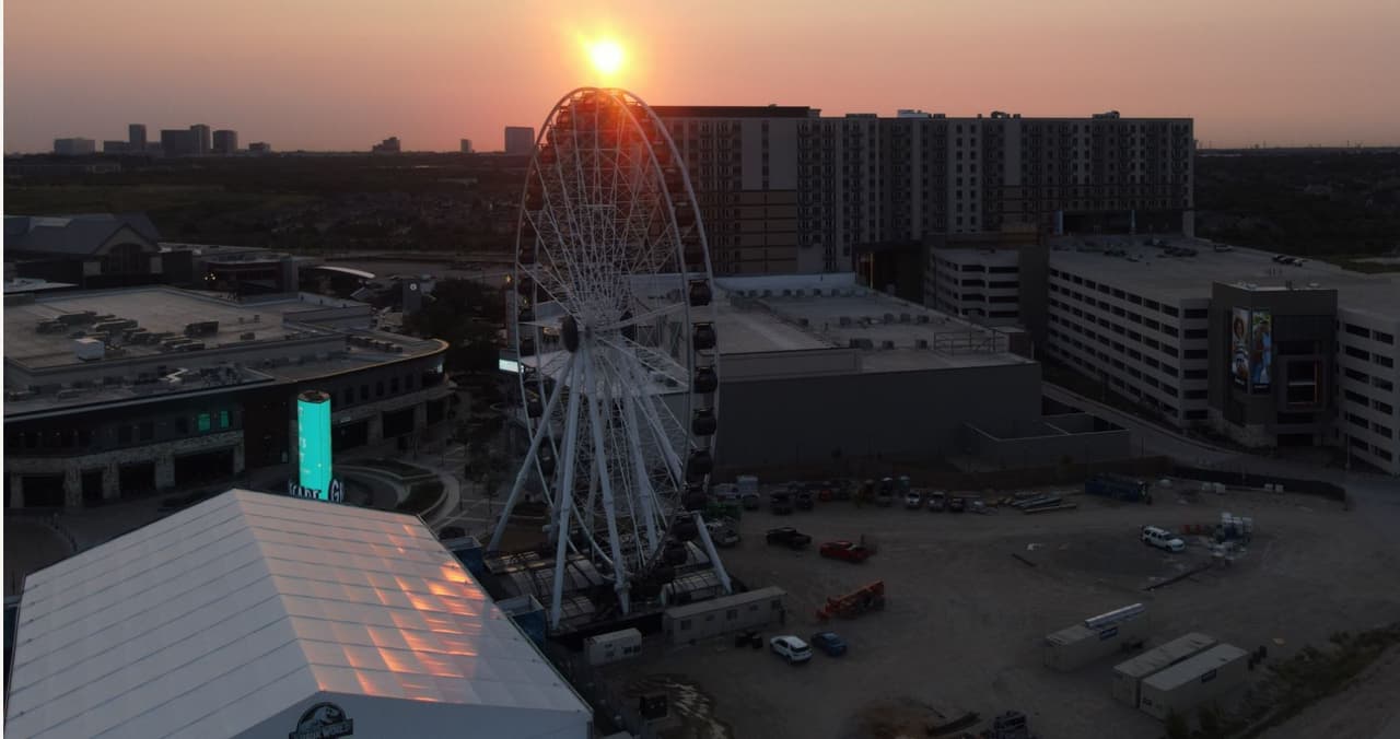 The Colony abre atracción mecánica que le permitirá apreciar varias ciudades del norte de Texas, desde las alturas 