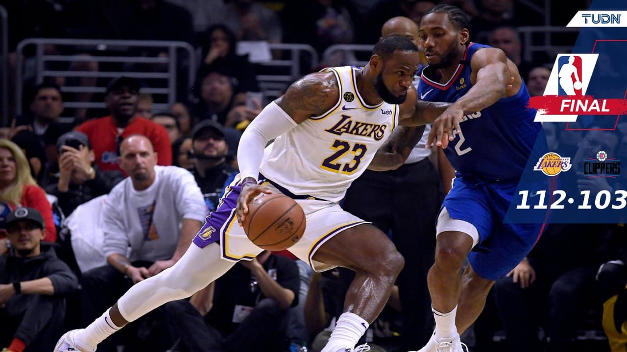 Lakers corta racha de 6 triunfos a Clippers y les gana por primera vez