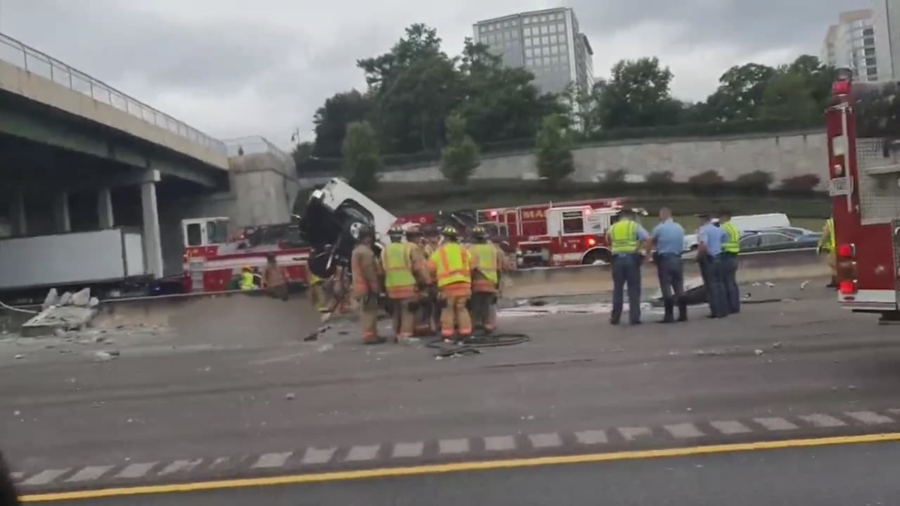 Identifican al conductor que murió luego de que su auto cayó desde puente en Cobb