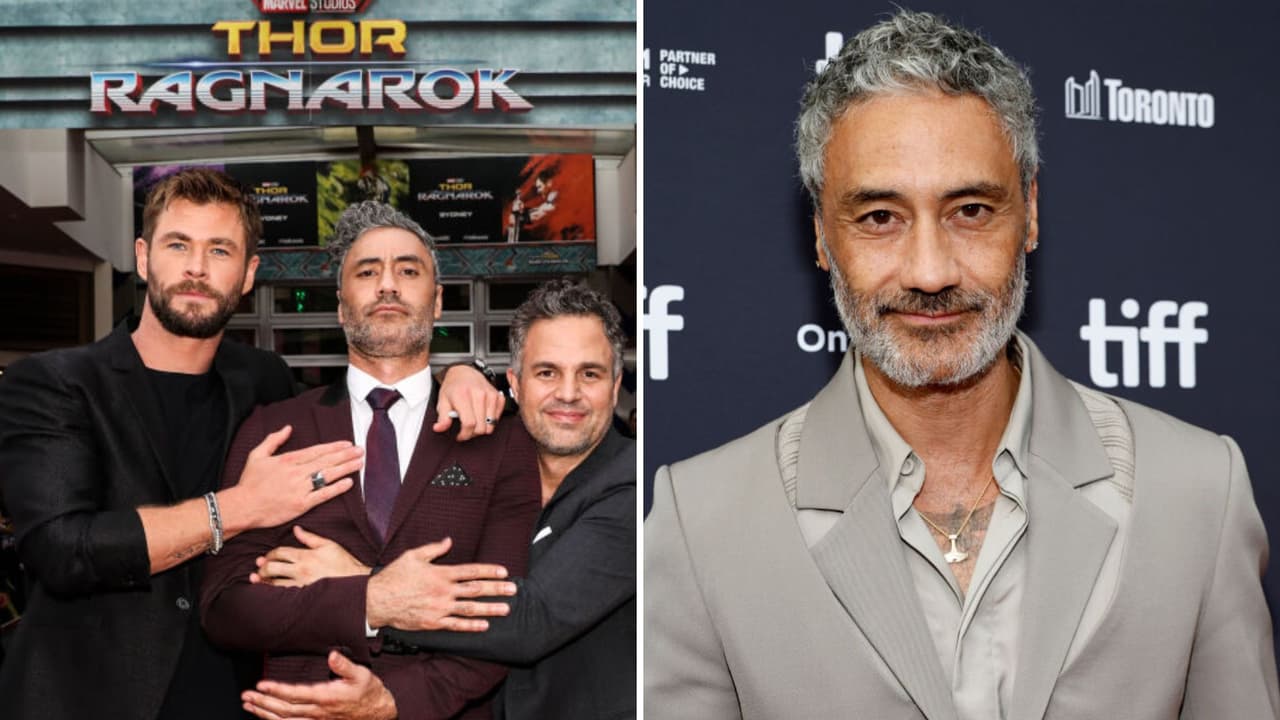 Chris Hemsworth, Taika Waititi y Mark Ruffalo