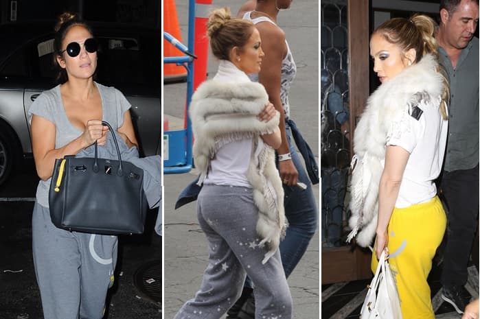 Jennifer Lopez es amante de las fachas, pero en especial de los sweatpants, esa prenda con la que pasea por todos lados sin que le importe lo que se diga de ella.
