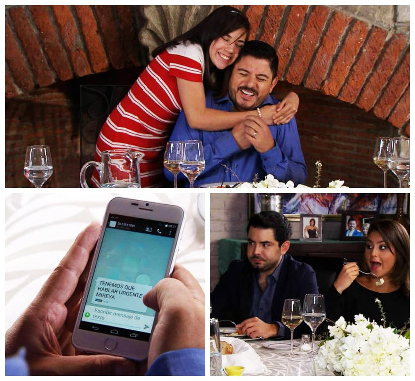 ¡Ayyy Santiago! Tanta felicidad está a punto de derrumbarse.