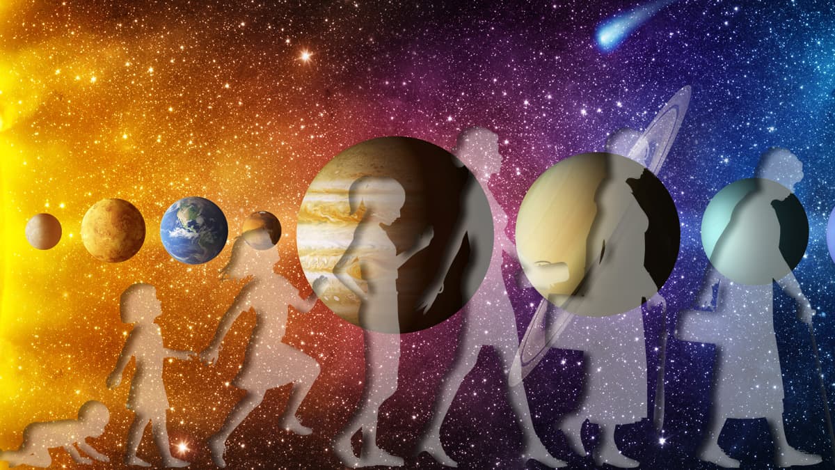 Conoce el papel de los planetas en cada etapa de nuestra vida