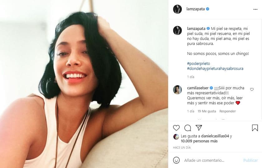 La actriz Maya Zapata también formó parte de este movimiento.