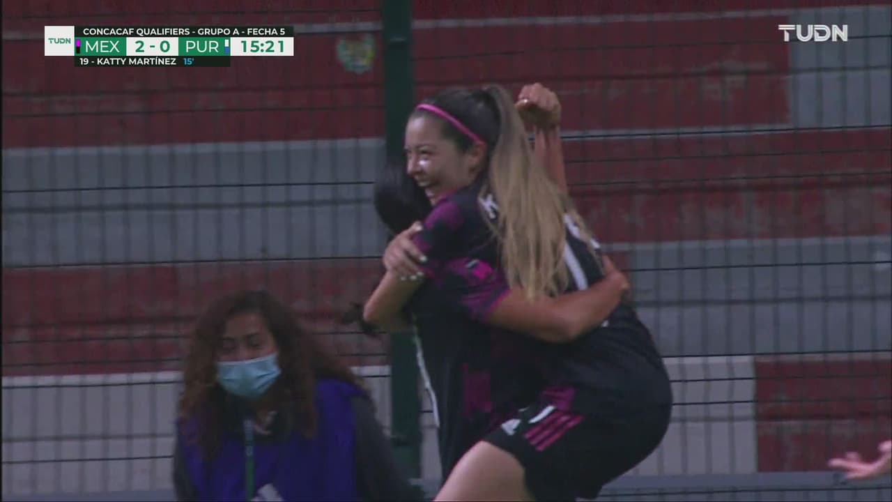 ¿¡Quién más!? Katty Martínez pone el 2-0 con gran sacrificio de Bernal