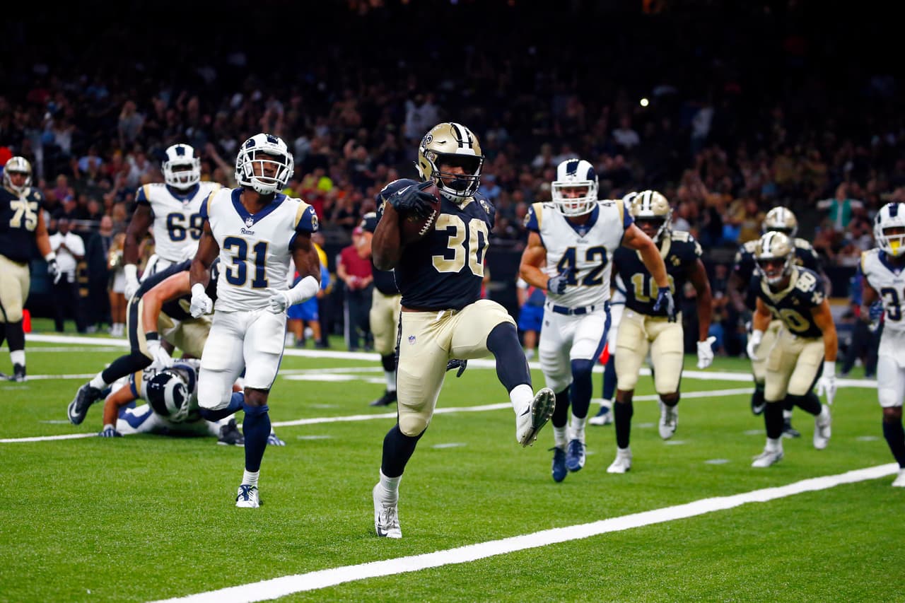 <b>Rams 0-28 Saints</b>. En juego en el que LA tiró la toalla, el receptor de New Orleans Cameron Meredith capturó dos pases para 72 yardas y un touchdown. Jared Goff y Drew Brees estuvieron inactivos.