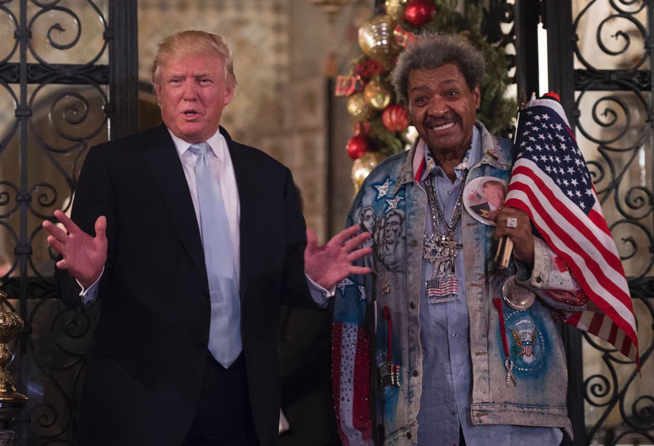 El reconocido manager de boxeo Don King también expresí públicamente su respaldo a la candidatura a la presidencia de Trump.