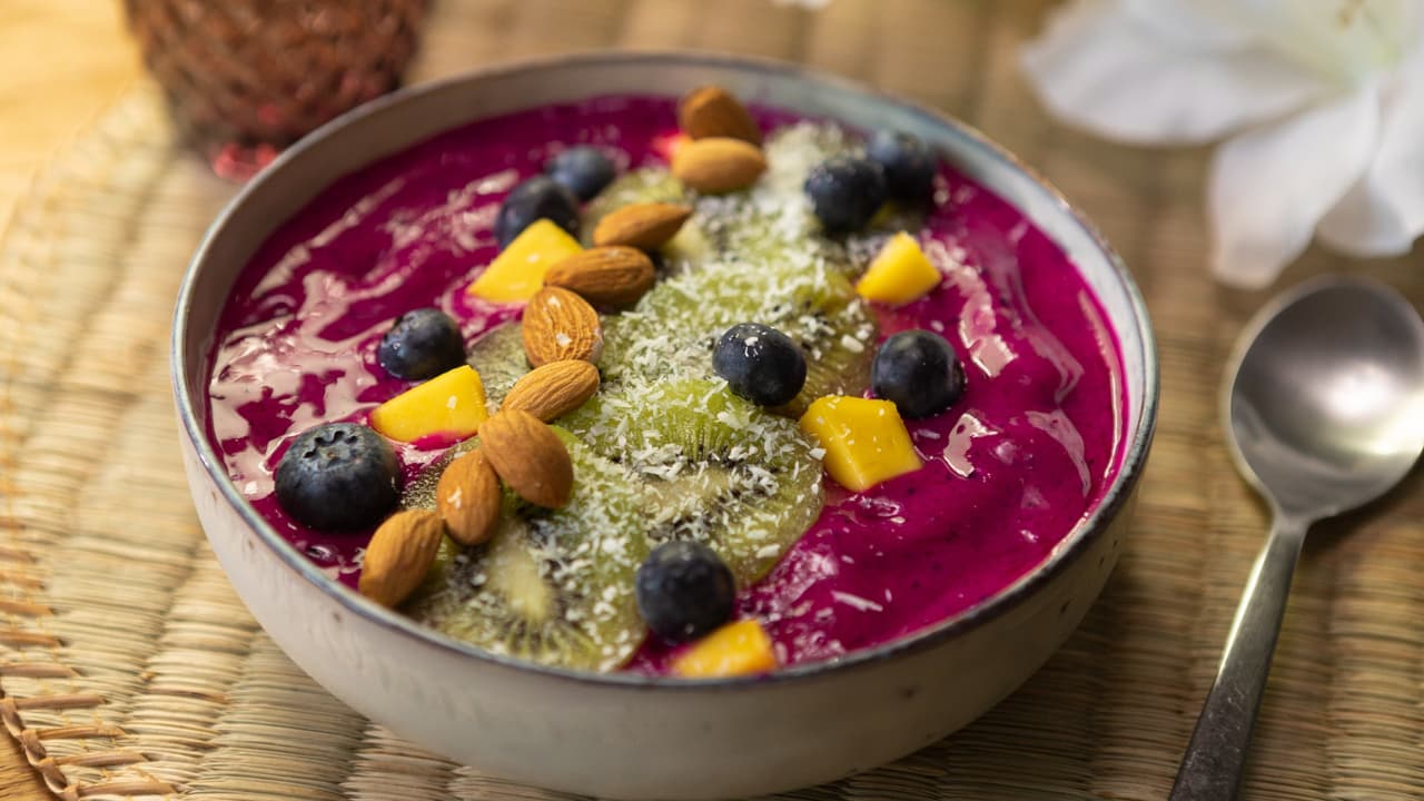Bowl de pitaya y mango 