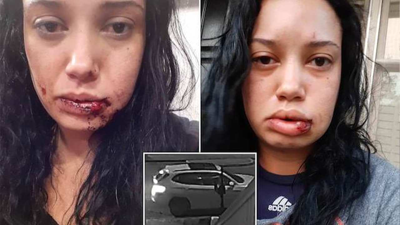 Benjamin Fancher, agarró a Correri del cabello y comenzó a sacarla del auto, un guardia de seguridad intervino y llamó al 911 después de escuchar los gritos de la mujer, según dice el informe policial.