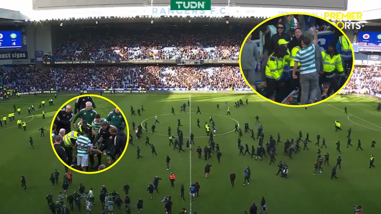 Fans de Rangers invaden cancha tras perder por penales ante Celtic