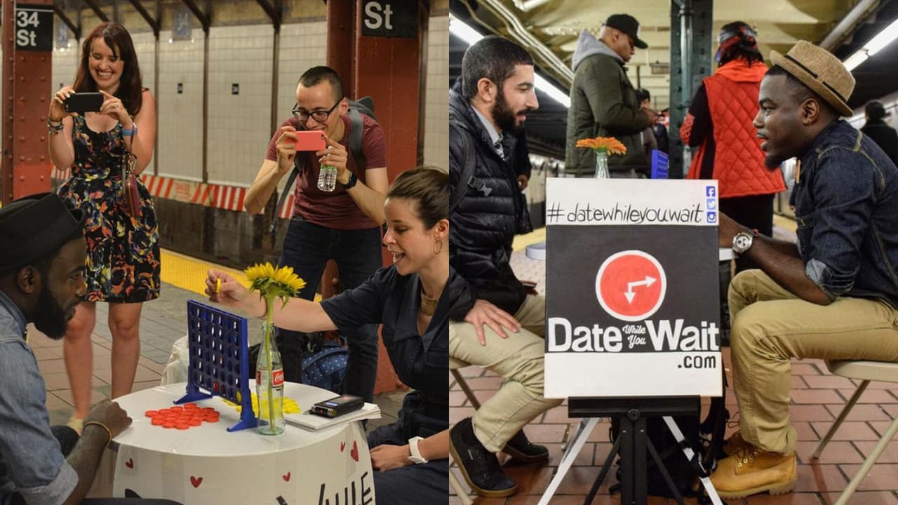 "¿Qué puedo hacer para conectar a la gente?": espacio de citas en el metro de Nueva York llegará a la televisión 