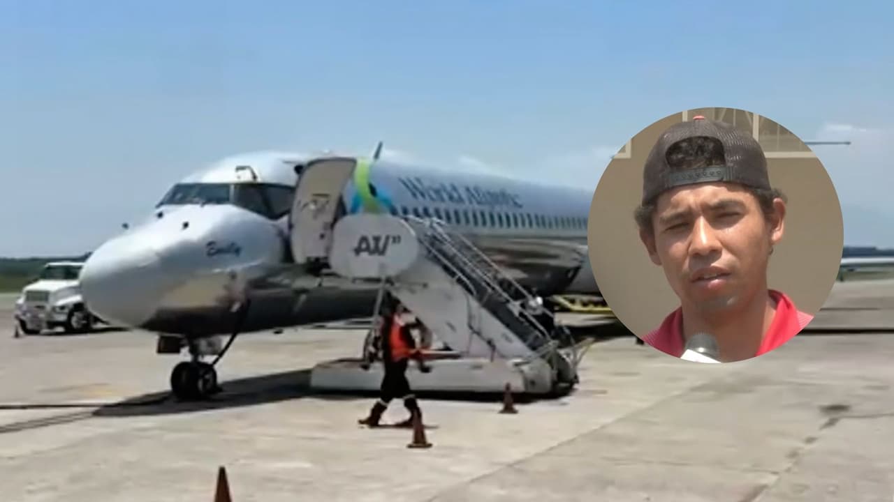 Así fue el primer vuelo de "autodeportación" con 64 inmigrantes desde EEUU a Honduras y Colombia