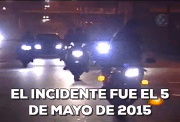El incidente fue a las 5 de la mañana, el cinco de mayo de 2015