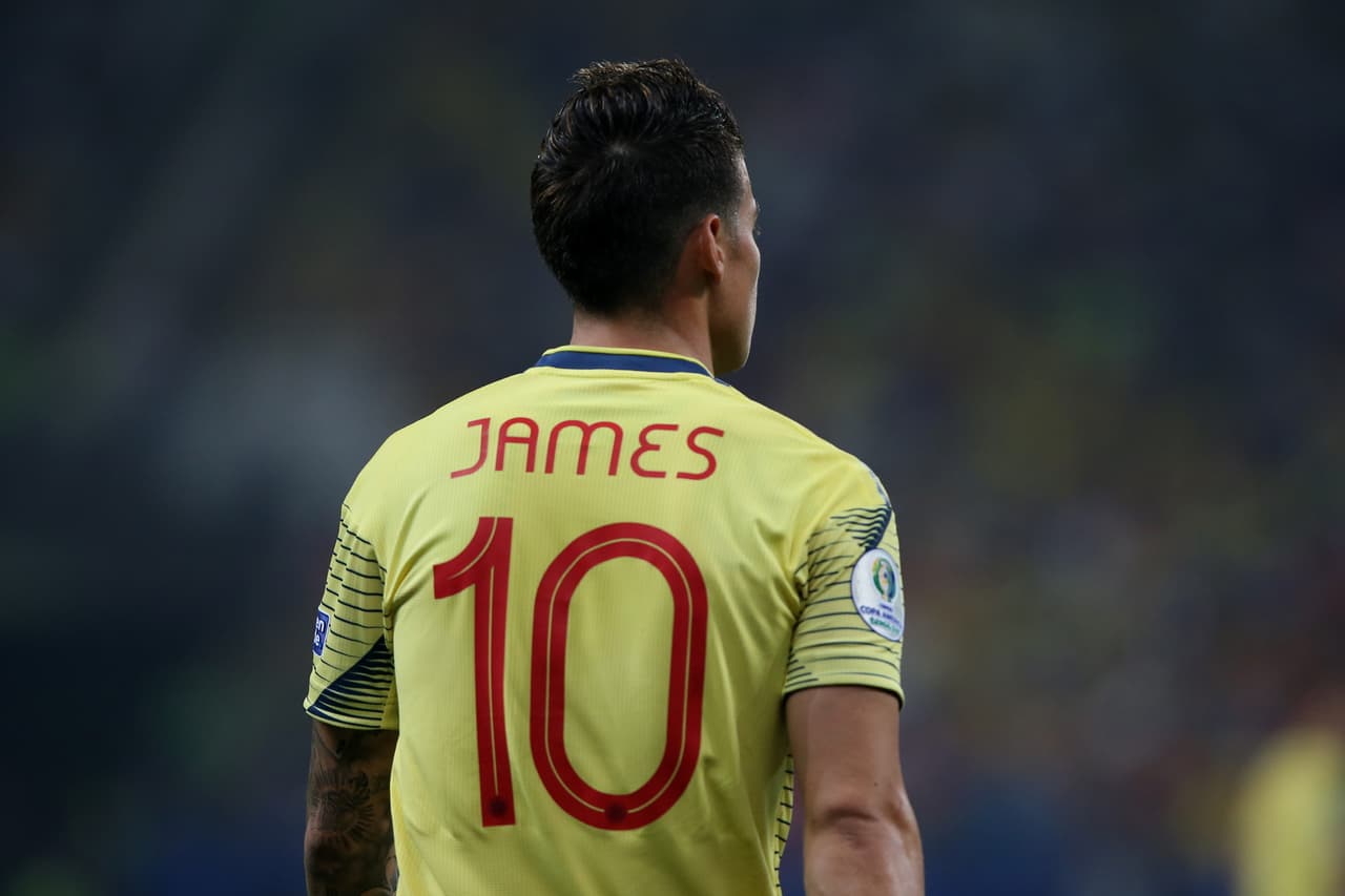 James Rodríguez, descartado con Colombia por lesión