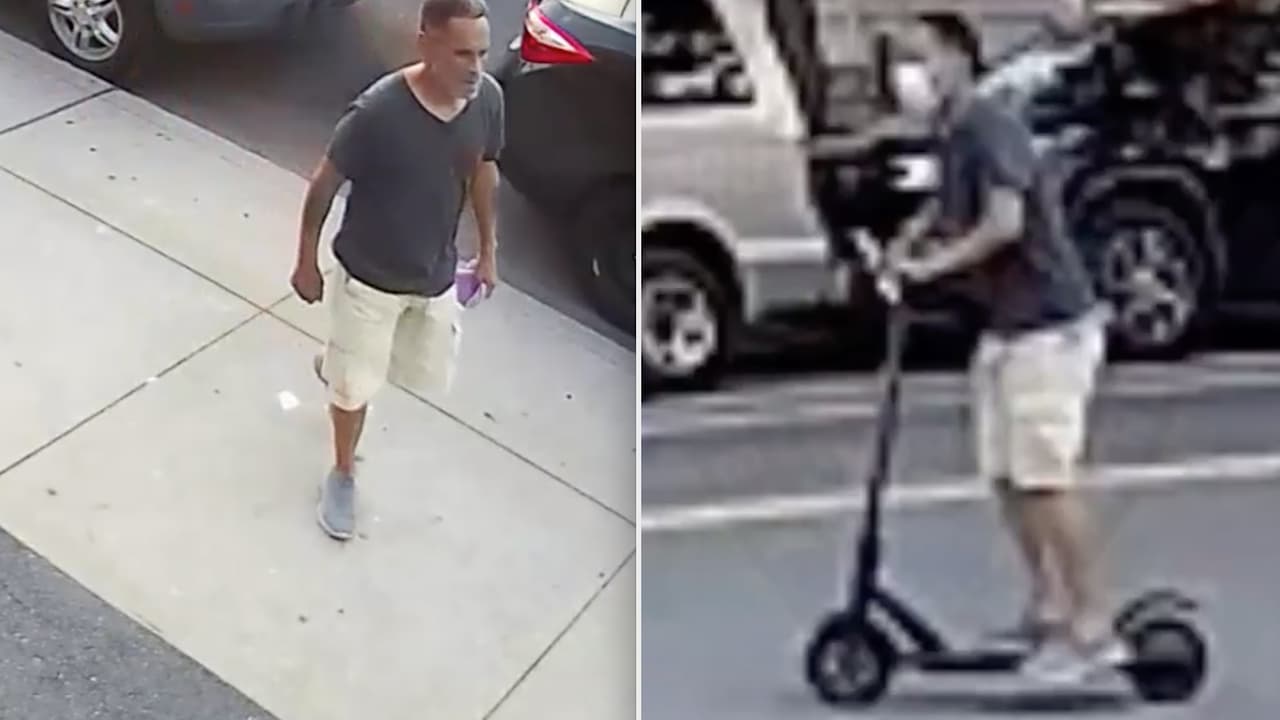 En video: Hombre roba la scooter de un niño de 7 años en Brooklyn
