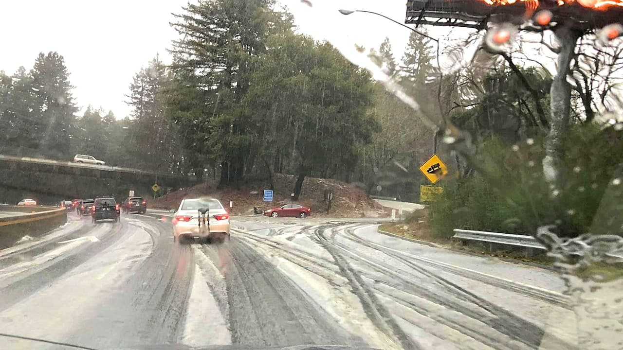 Relámpagos, granizo y fuertes vientos: la Bahía de San Francisco recibe el impacto de una potente tormenta