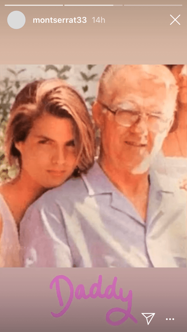 En sus historias publicó esta foto del pasado con él. 
<br>