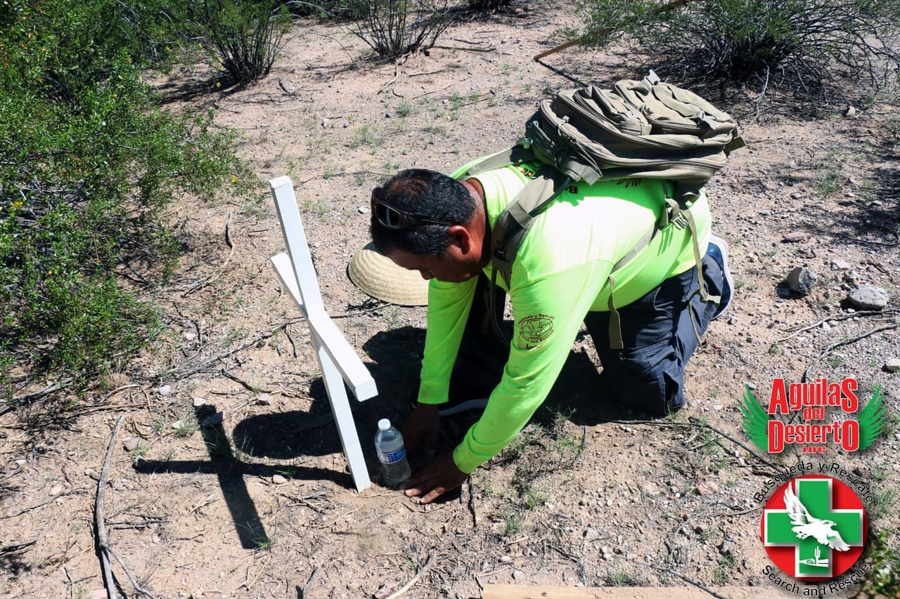 Águilas del Desierto hallan el cuerpo del inmigrante Ramón Urbano Ramos, de Puebla, México