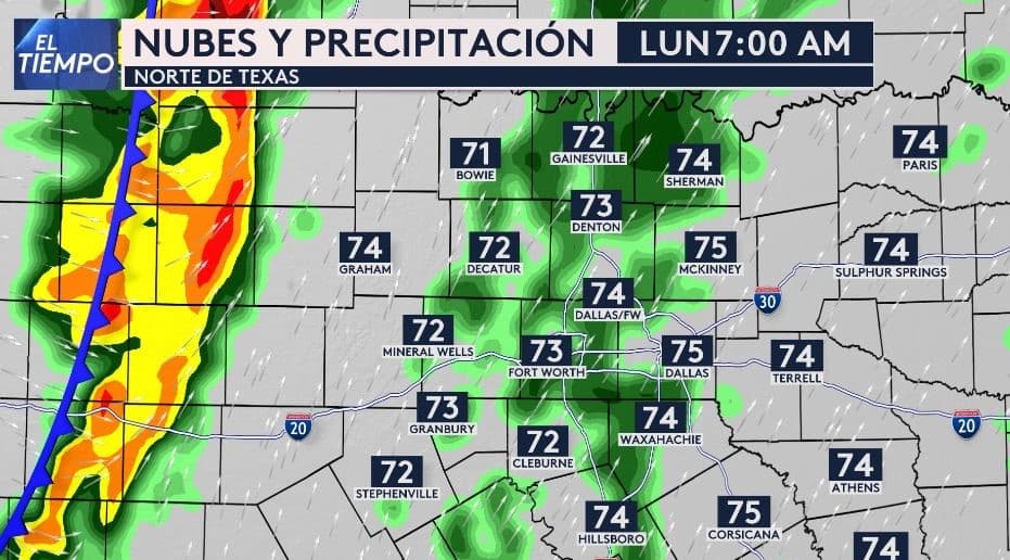 Lluvias y bajas temperaturas en la primera parte del día.