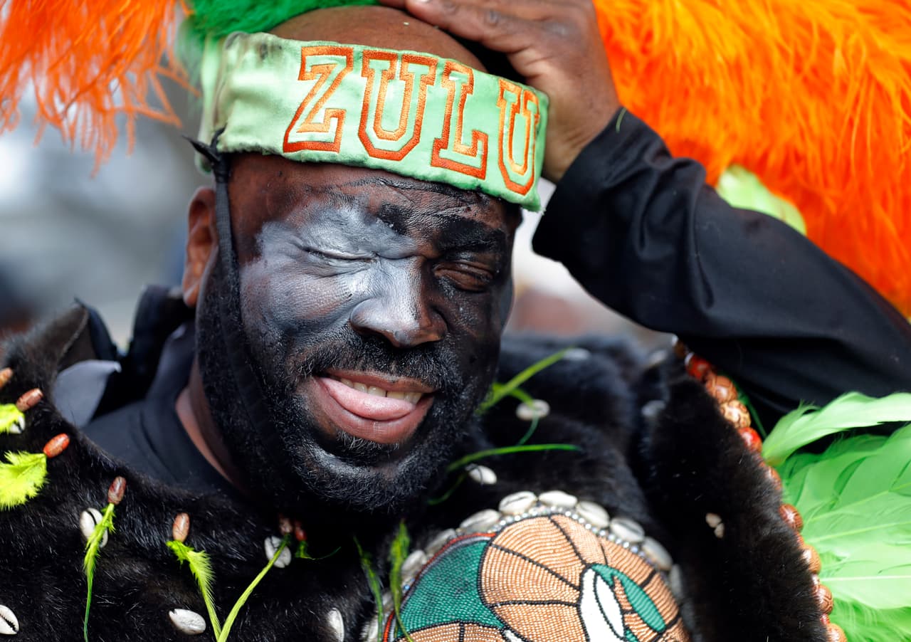 La comparsa de Zulu participa en el Mardi Gras de Nueva Orleans desde 1916.
