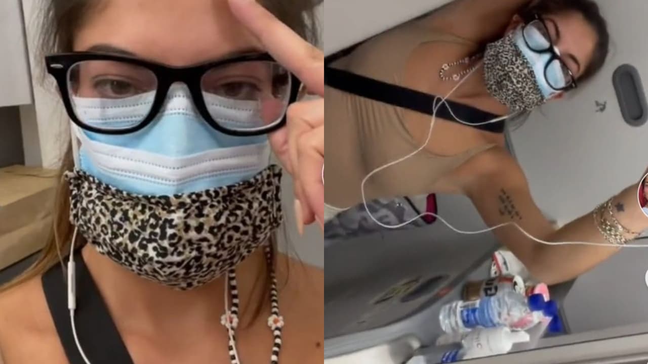 Mujer se entera en vuelo de Chicago a Islandia que tiene covid-19 y se aísla en el baño 5 horas