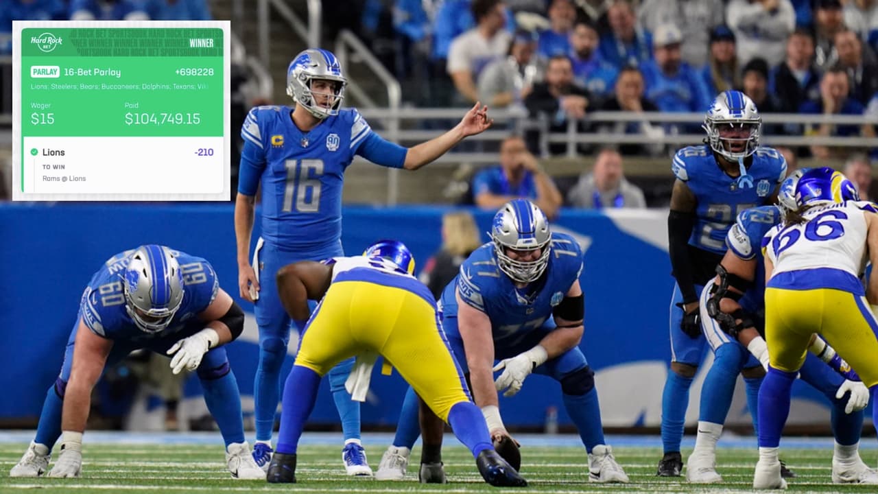 <h2 class="cms-H2-H2">9.- Anónimo (Apuesta $15 | Ganancias: $104,749.15) -2024, NFL</h2>
<br>Un apostador anónimo de Florida apostó $15 a través de Hard Rock Bet y se llevó a casa $104,749.15. El jugador realizó una 
<a href="https://www.instagram.com/p/C_wOJCxSqHm/?img_index=1" target="_blank">apuesta combinada</a> de 16 jugadas en una jornada completa de la NFL.