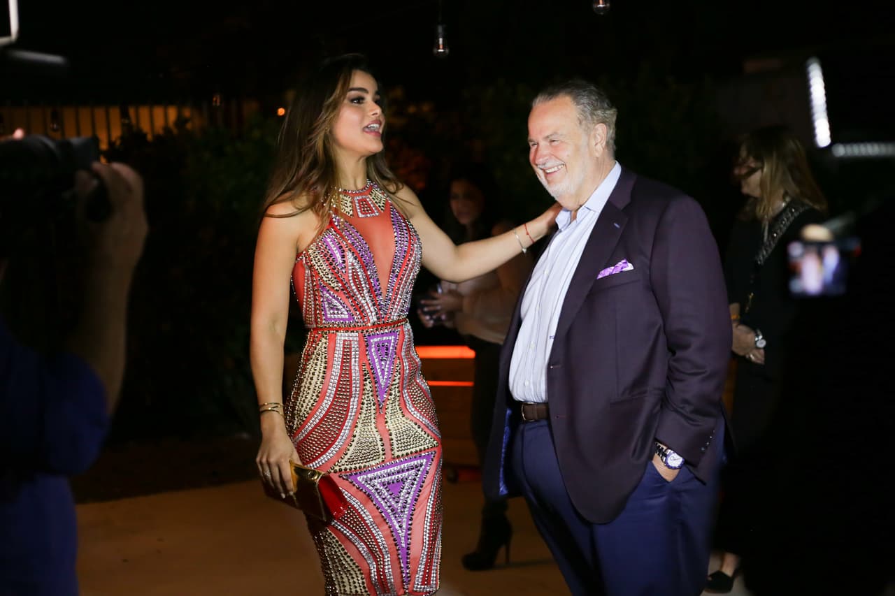 Las chicas pasaron la noche acompañadas de sus amigos y colegas como Raúl ‘El Gordo’ de Molina.