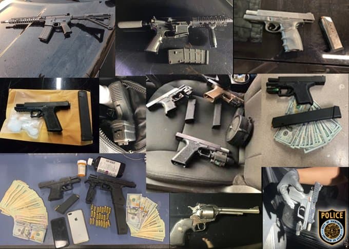 Incautan 43 armas y arrestan a 40 personas en Sacramento después de un aumento de patrullajes de policías