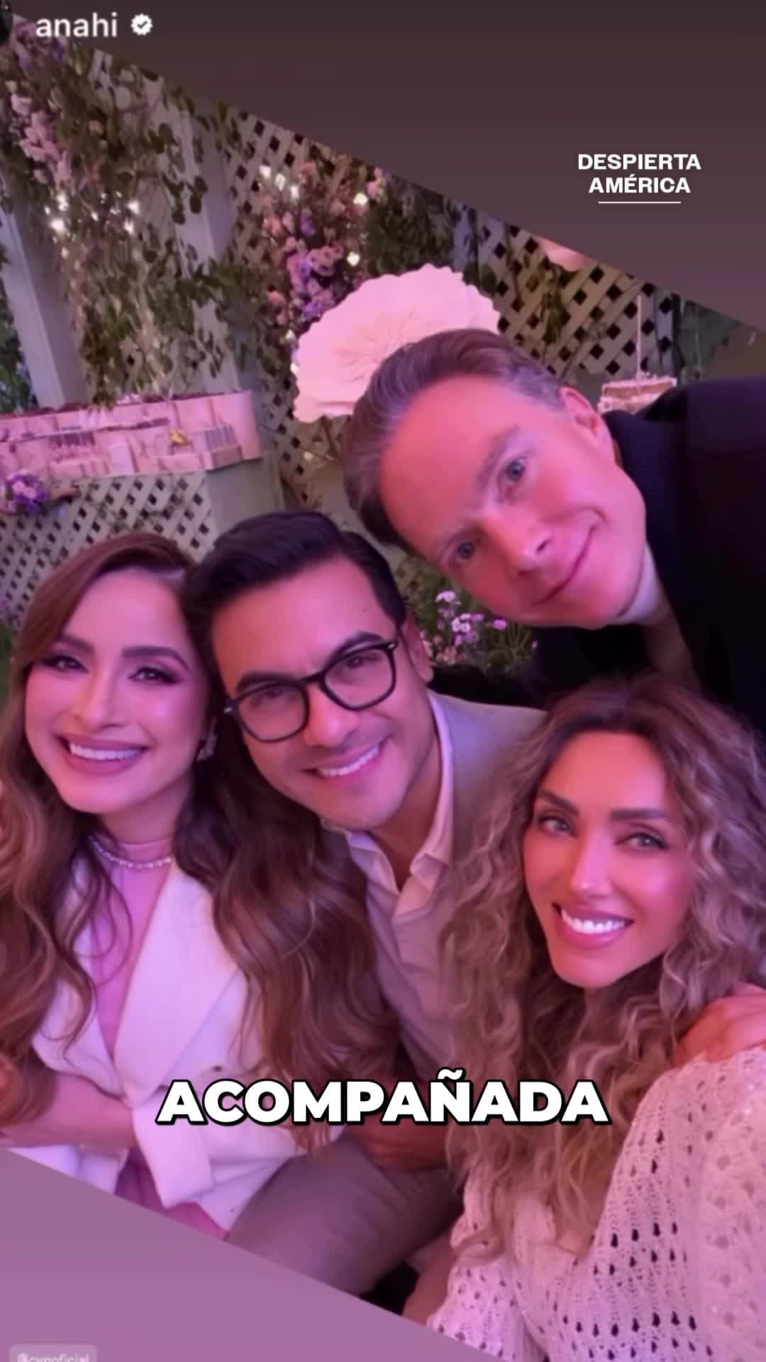 Anahí y más invitados de lujo en el baby shower de la bebé de Carlos Rivera