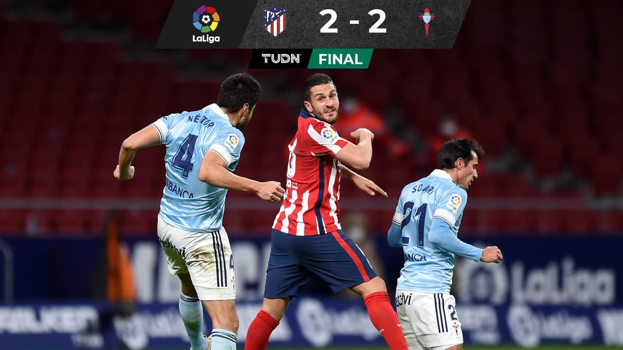 Celta de Vigo y Araujo arruinan festejo del Atlético y Suárez