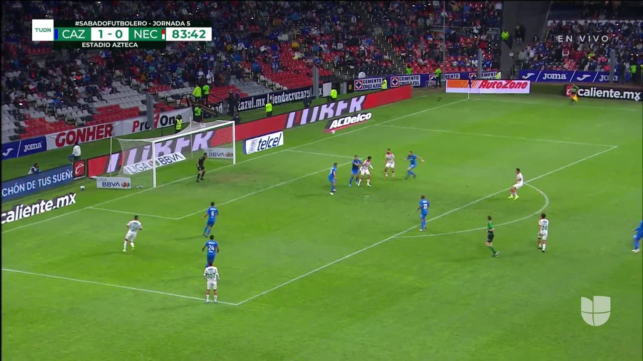 ¡GOOOL! Milton Giménez anota para Necaxa.