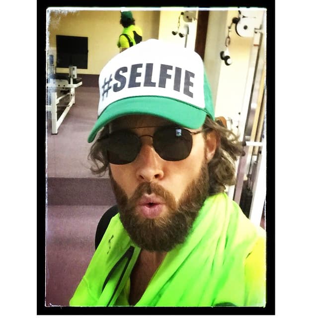 Pero en este año decidió cambiar de 'look' y usar una barba muy coqueta.