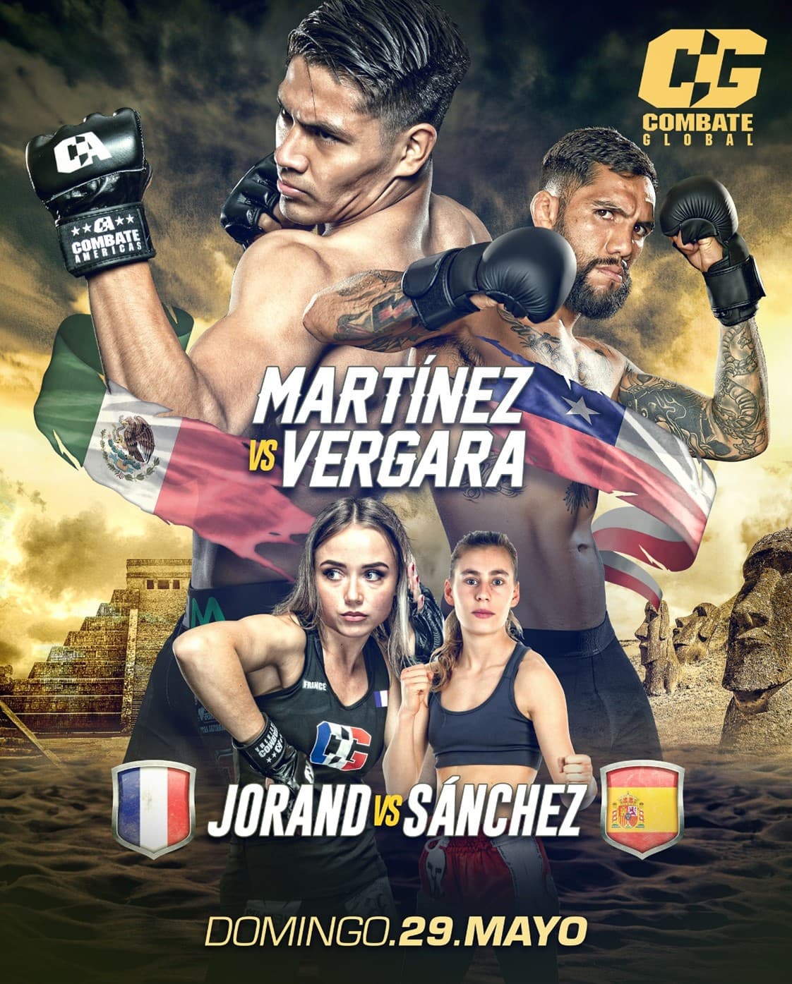 La previa de Combate Global: Así llegan los peleadores a la Jaula